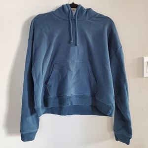 Oversized teal TNA hoodie